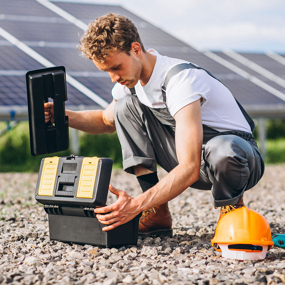 Solaranlagen und Zubehör aus der Werbung