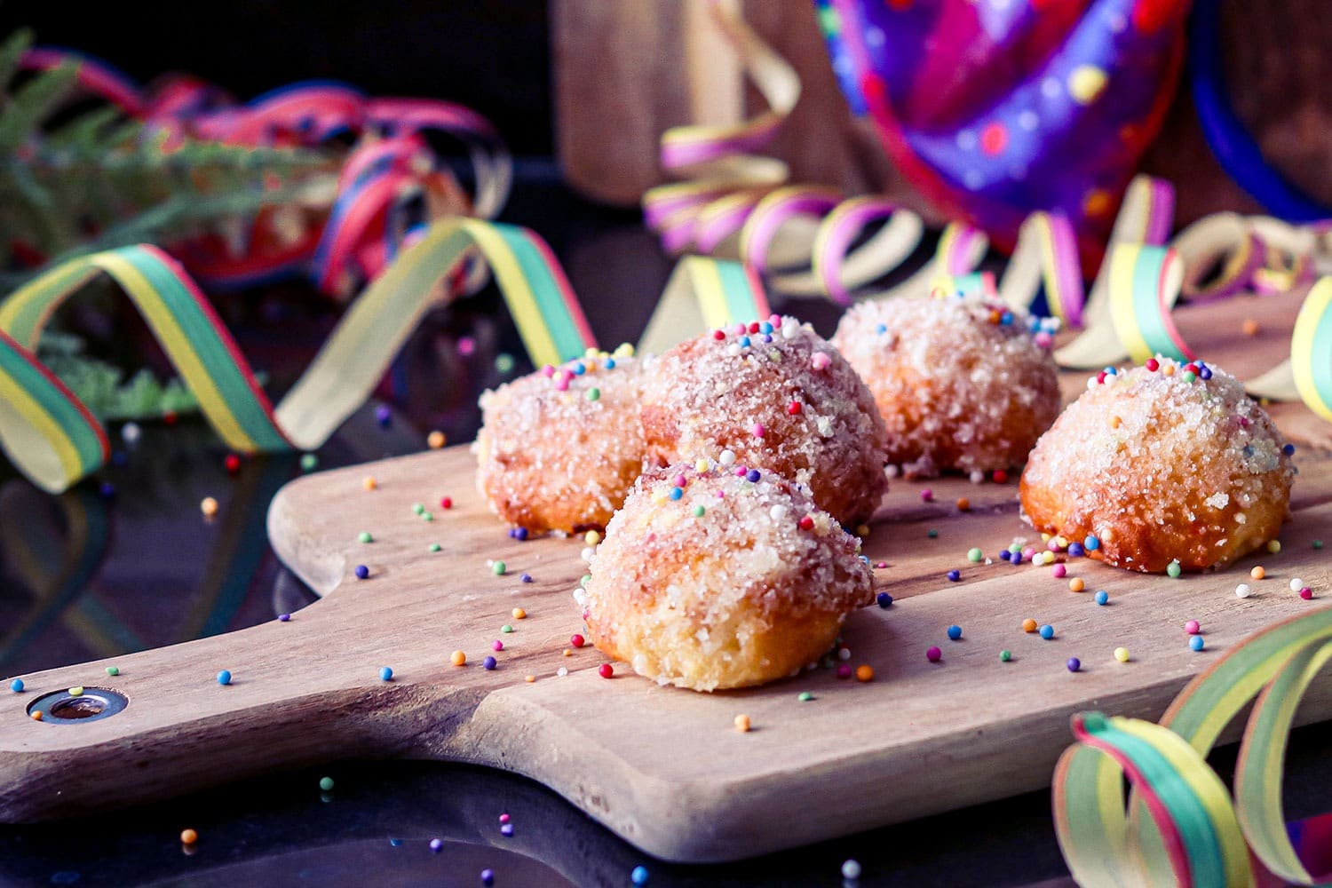 Bes­te Kon­fet­ti Quark­bäll­chen aus dem Nin­ja Airfryer