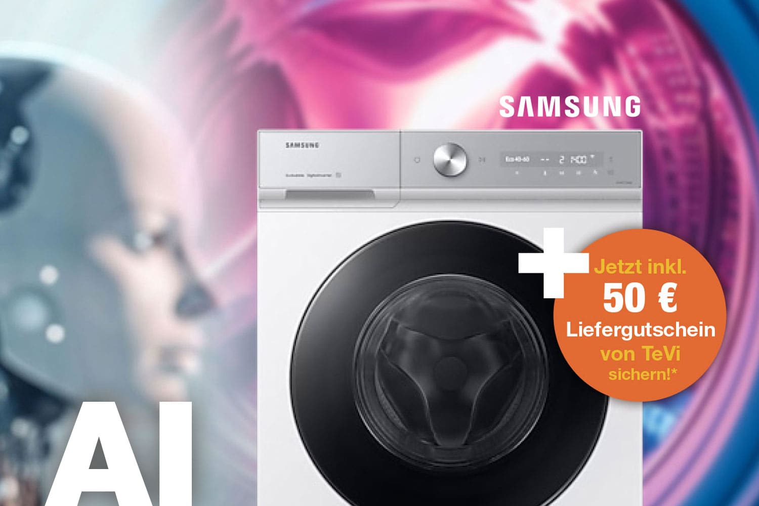 Sam­sung AI Waschmaschine