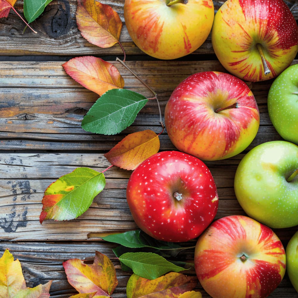 Stimmungsbild Apfelrezepte im Herbst