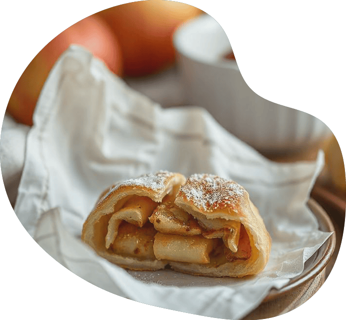 Apfeltaschen aus der Ninja Foodie Rezept