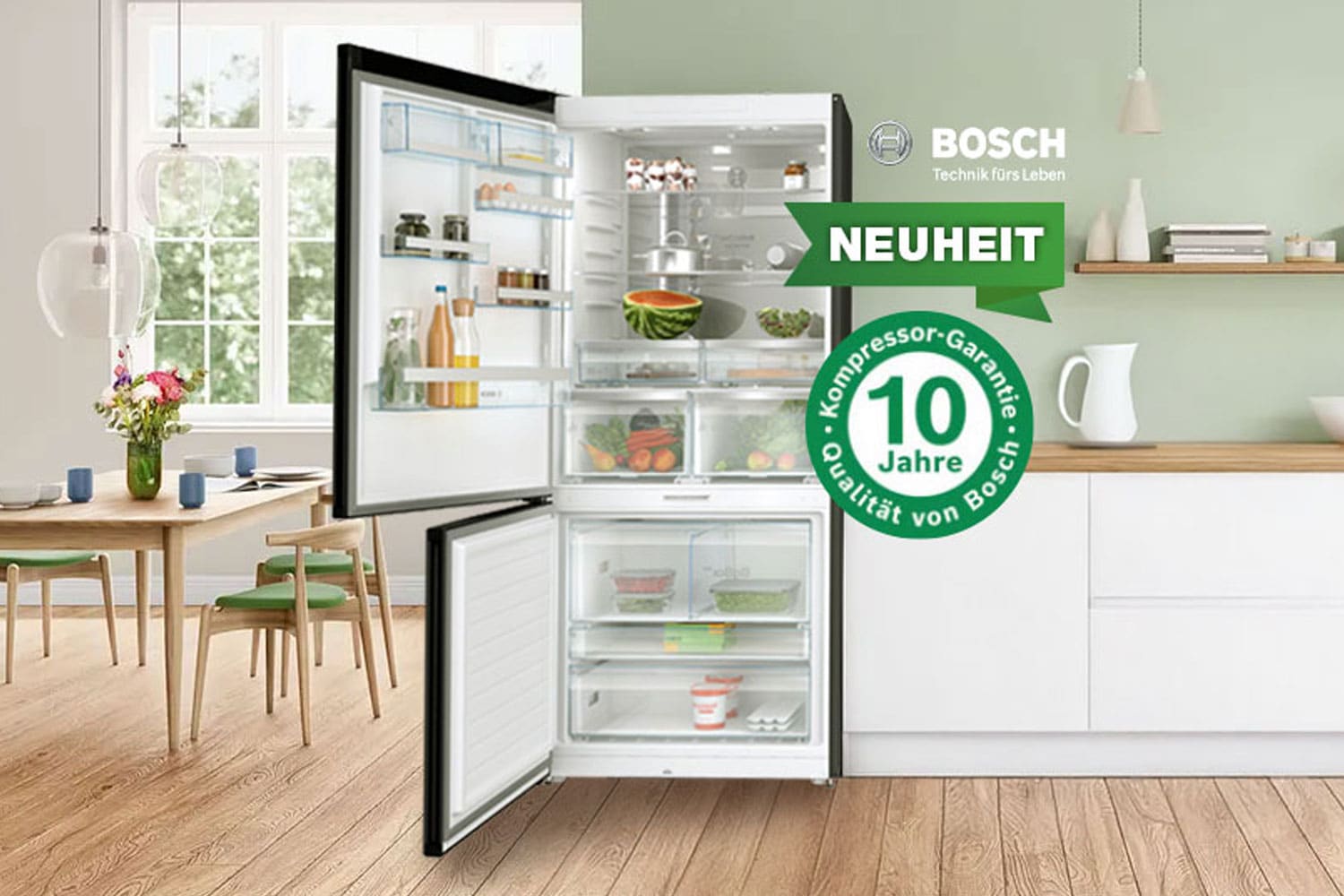 Bosch MKK87GNXBA: XXL Kühl-Gefrier-Kombination