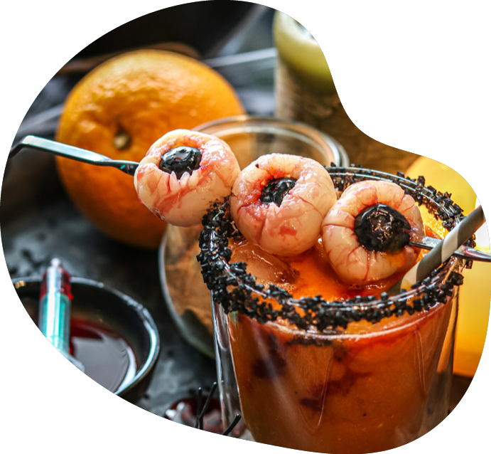 Halloween Cocktail aus dem Nutribullet Standmixer Rezept
