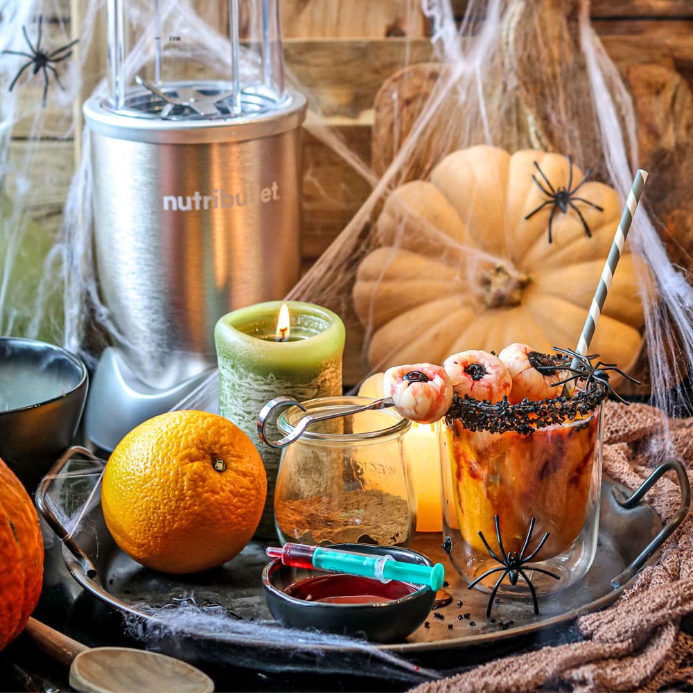Nutribullet Rezept Halloween Cocktail - Kürbis Smoothie von TeVi
