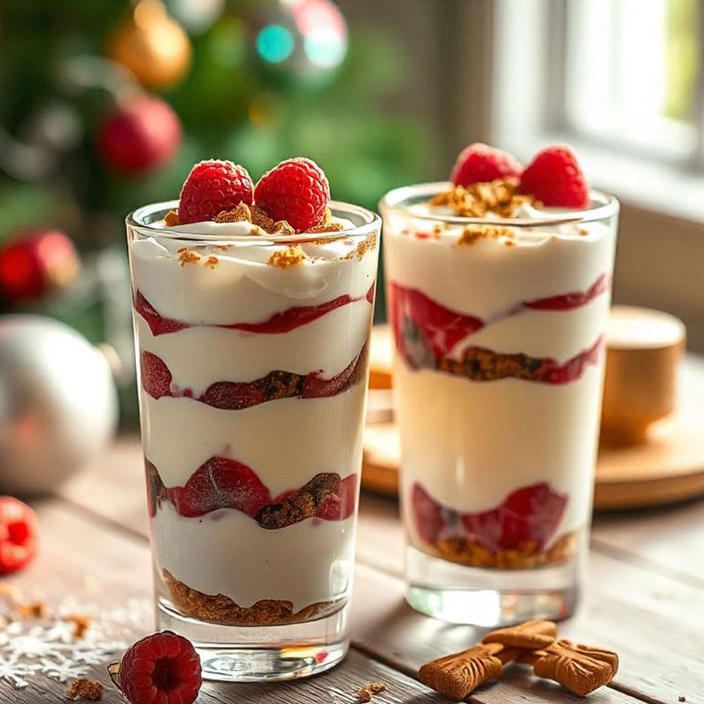Spekulatius_Dessert_Stimmung_1000x1000 Schnelles Himbeer-Spekulatius-Dessert - Rezept von TeVi * Bild mit KI bearbeitet (Magnific, Adobe)