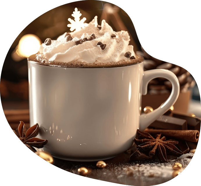 Weihnachtskaffee aus dem Kaffeevollautomaten