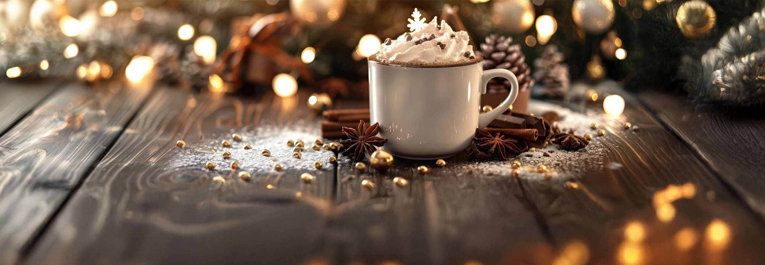 Weihnachts-Kaffee aus der Nivona NICR 550 Rezept * Bild mit KI bearbeitet (Magnific, Adobe)