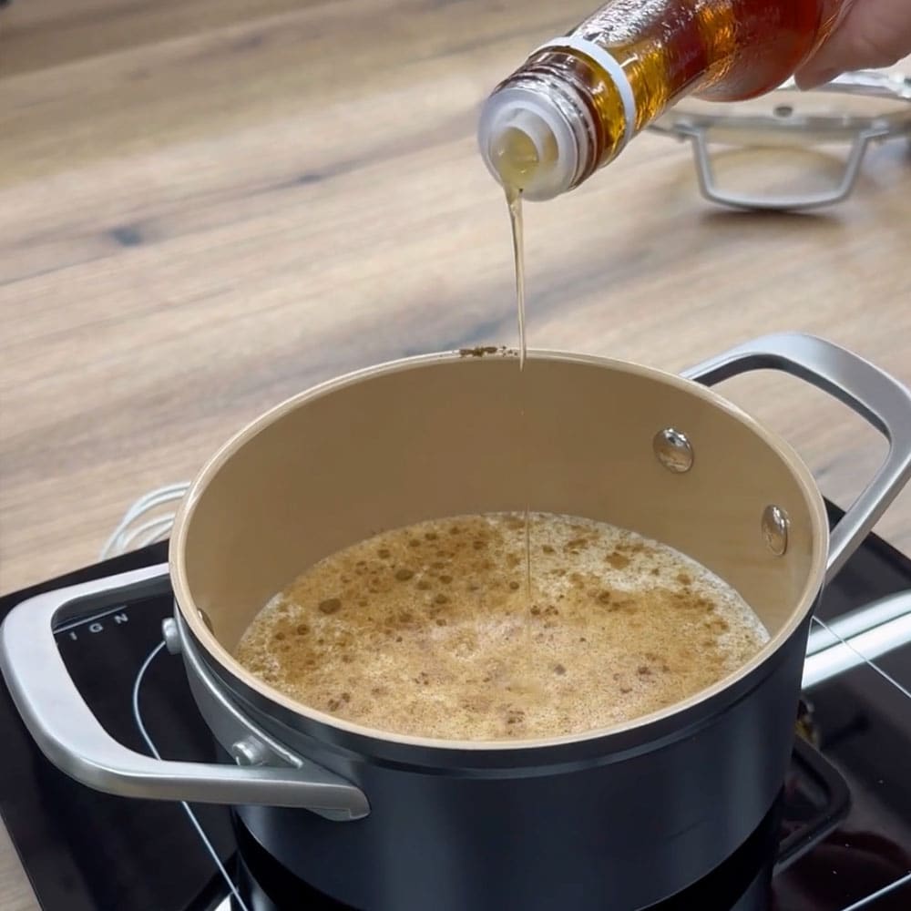 Weihnachtskaffee Milchmischung