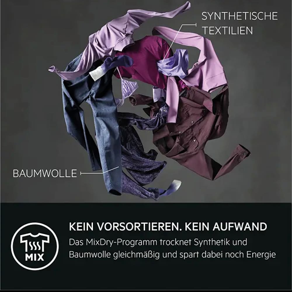 Kein Vorsortieren nötig!