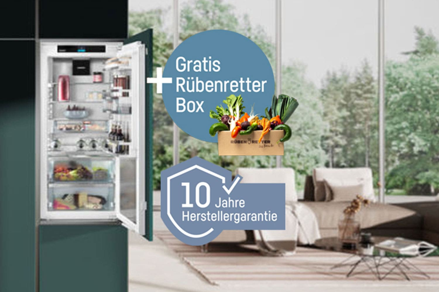 Lieb­herr Ein­bau­kühl­schrank IRB­bi 4170–22 Bio­Fresh Aktion