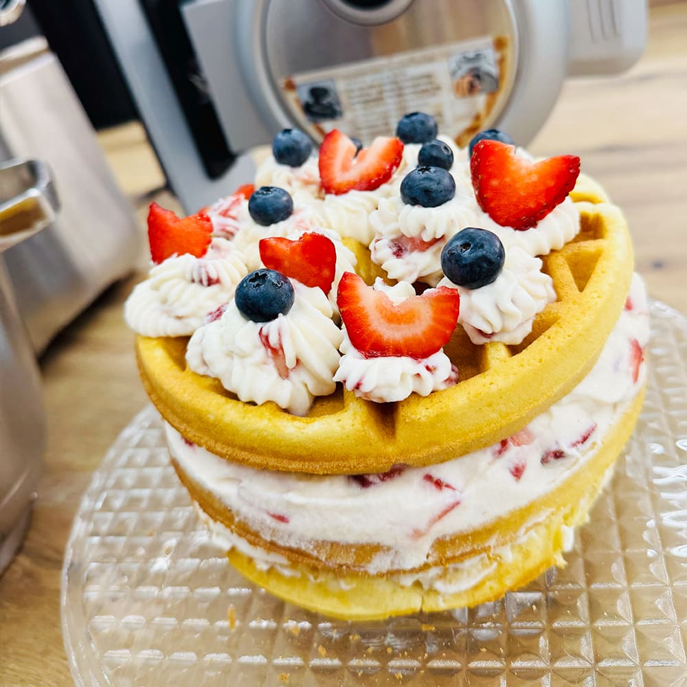 Waffeltorte_1000x1000 Waffeltrote zum Muttertag von TeVi