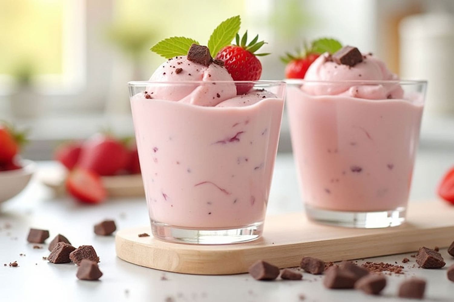 Yogurette-Eis aus der Ninja Creami Rezept von TeVi * Bild mit KI bearbeitet (Magnific, Adobe)