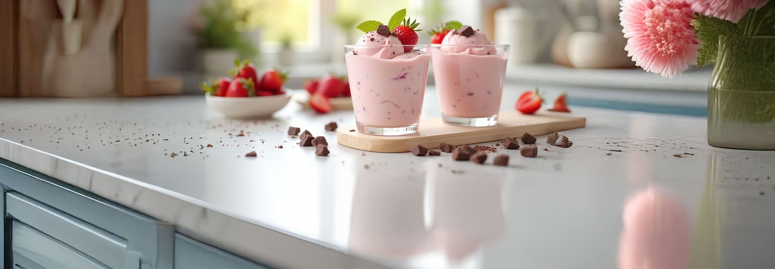 Yogurette-Eis aus der Ninja Creami Rezept von TeVi * Bild mit KI bearbeitet (Magnific, Adobe)