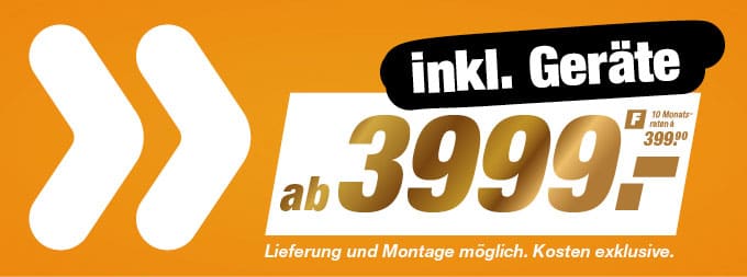 Günstige hochwertige Küchenzeile für unter 3999,- € bei expert TeVi in Schwabach planen und kaufen!