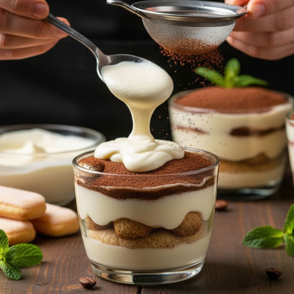 Tiramisu_im_Glas_ohne_Ei_Blitzrezept_Zubereitung_1000x1000 Tiramisu im Glas Zubereitung ohne Ei - Blitzrezept aus dem Kaffeeautomat in unter 10 Min. von expert TeVi * Bild mit KI bearbeitet (Magnific, Adobe)