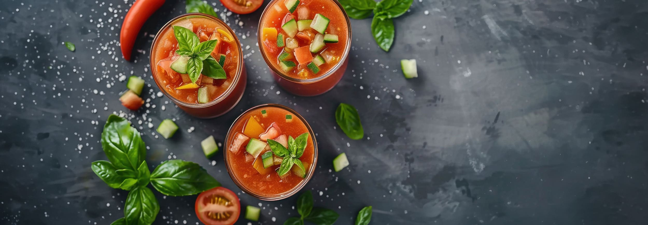 Frozen-Gazpacho-Ninja-Slushi-TeVi_2500x868 Frozen Gazpacho Sommersuppe aus der Ninja Slushi * Mit KI bearbeitet (Magnific/Adobe)