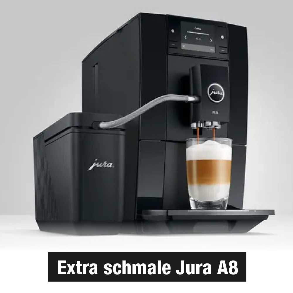 Jura-A8-extra-schmaler-Kaffeevollautomat-IFA-2026 Jura extra schmaler Kaffeevollautomat A8 - Messe Neuheiten IFA 2026 bei expert TeVi