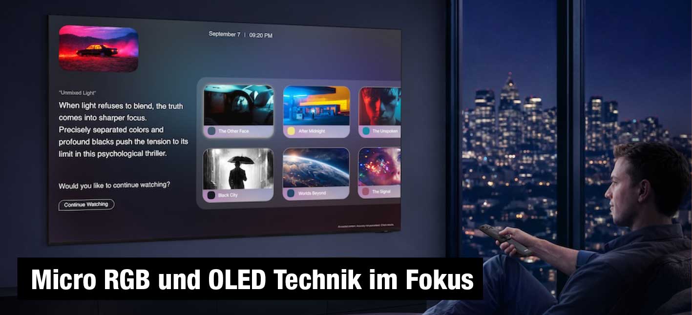Samsung-Micro-RGB-und-OLED-Technik-IFA-2026 Samsung Micro RGB und OLED Technik im Fokus - Messe Neuheiten IFA 2026 bei expert TeVi - KI bearbeitet (von Samsung)