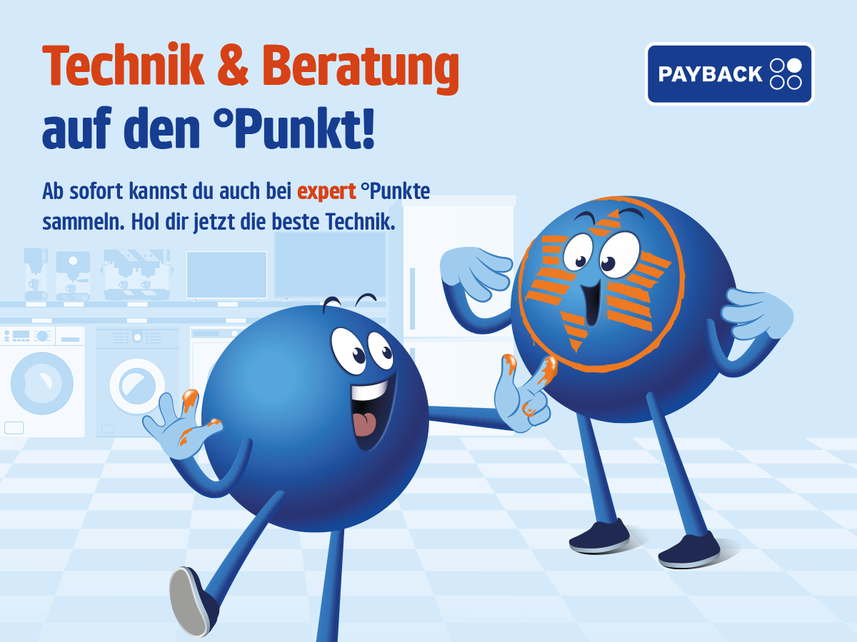Jetzt Payback Punkte bei expert TeVi sammeln!