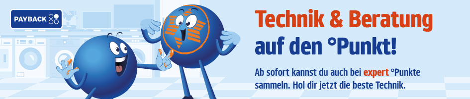 Jetzt Payback Punkte bei expert TeVi sammeln!